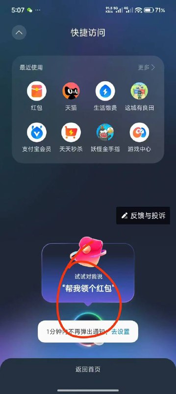 Zfb主页面下拉语音🧧
